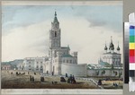 Unbekannter Künstler - Das Passionskloster (Strastnoj-Frauenkloster) in Moskau