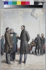 Sokolow, Pjotr Petrowitsch - Illustration zur Erzählung Zwei Gutsbesitzer (aus Aufzeichnungen eines Jägers) von Iwan Turgenjew