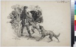 Apsit, Alexander Petrowitsch - Nikolai Rostow auf der Jagd. Illustration zum Roman Krieg und Frieden von Lew Tolstoi