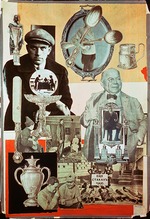 Rodtschenko, Alexander Michailowitsch - Illustration für das Poem Darüber von Wladimir Majakowski