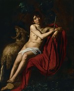 Caravaggio, Michelangelo - Der Heilige Johannes der Täufer