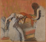Degas, Edgar - Beim Haarkämmen