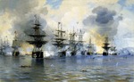 Blinow, Leonid Demjanowitsch - Die Seeschlacht von Navarino am 20. Oktober 1827