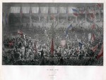 Unbekannter Künstler - Die Nationalversammlung am 15. Mai 1848
