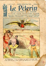 Unbekannter Künstler - Clément Ader (1841-1925) Aus: Revue Le Pèlerin 