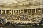 Unbekannter Künstler - Nationalversammlung in Versailles in der Nacht vom 4. auf den 5. August 1789