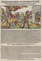 Merckel, Jörg - Die Hexenverbrennung in Derenburg am Harz. Flugblatt