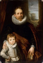 Dyck, Sir Anthonis van - Porträt von Jean Richardot (1540-1609) mit Sohn
