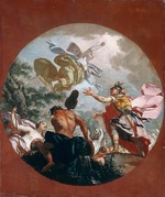 Beaumont, Claudio Francesco, Cavaliere - Juno sendet Iris zu Turnus