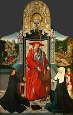 Cornelisz van Oostsanen, Jacob - Der Heilige Hieronymus und der Löwe (Hieronymusaltar, Mitteltafel)