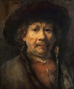 Rembrandt van Rhijn - Kleines Selbstbildnis