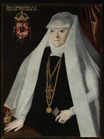 Kober, Martin - Porträt von Anna Jagiellonica (1523-1596) als Witwe