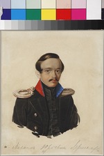 Klünder, Alexander Iwanowitsch - Porträt von Dichter Michail Jurjewitsch Lermontow (1814-1841)