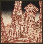 Tschernichow, Jakow Georgijewitsch - Studie für die Serie Architektonische Landschaften