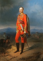 Unbekannter Künstler - Porträt des Kaisers Nikolaus I. (1796-1855) in österreichischer Uniform