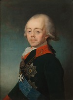 Unbekannter Künstler - Porträt des Kaisers Paul I. von Russland (1754-1801)