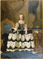 Pasch, Lorenz, der Jüngere - Porträt von Luise Ulrike von Preußen (1720-1782), Königin von Schweden