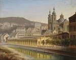 Jankowski, Johann Wilhelm - Blick auf Karlsbad 