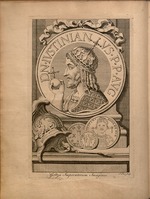 Unbekannter KÃ¼nstler - Kaiser Justinian I. Aus: Jurisprudentia Philologica, Sive Elementa Juris Civilis