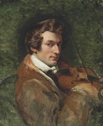 Vernet, Horace - Porträt von Komponist Charles-Auguste de Bériot (1802-1870)
