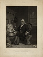Sadd, Henry S. - Porträt von Benjamin Franklin 