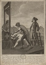 Unbekannter Künstler - Die Hinrichtung Robespierres am 28. Juli 1794