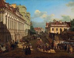 Bellotto, Bernardo - Miodowa Strasse in Warschau