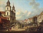 Bellotto, Bernardo - Die Heilig-Kreuz-Kirche in Warschau