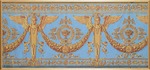 Unbekannter Künstler - Friestapete mit Dekoration aus der Zeit des Konsulats 