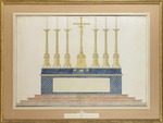 Auguste, Henri - Der Hochaltar zur Hochzeit von Napoleon Bonaparte mit Marie-Louise von Österreich
