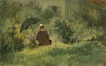 Spitzweg, Carl - Der Maler im Garten