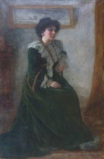 Darmesteter, Héléna Arsène - Porträt von Hertha Ayrton, geb. Sarah Marks (1854-1923)