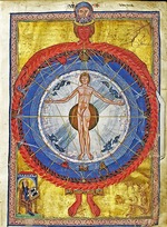 Unbekannter Künstler - Der kosmische Mensch. (Vision aus Liber Divinorum Operum)