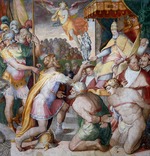 Samacchini, Orazio - Kaiser Otto I. bringt den Kirchenschatz an Papst Johannes XII. zurück