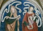 Pinturicchio, Bernardino, Werkstatt von - Der Prophet Baruch und die Samische Sibylle