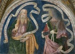 Pinturicchio, Bernardino, Werkstatt von - Der Prophet Obadja und die Libysche Sibylle