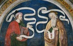 Pinturicchio, Bernardino, Werkstatt von - Der Apostel Matthäus und der Prophet Obadja