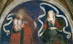 Pinturicchio, Bernardino, Werkstatt von - Der Prophet Jesaja und die Hellespontische Sibylle