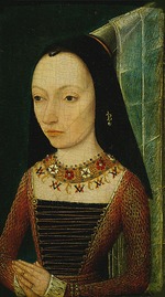 Unbekannter Künstler - Porträt von Margareta von York (1446-1503), Herzogin von Burgund