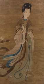 Unbekannter Künstler - Porträt von Zhen Luo (183-221), Kaiserin Wenzhao 
