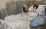 Morisot, Berthe - Porträt von Madame Hubbard