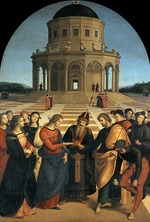 Raffael (Raffaello Sanzio da Urbino) - Die Vermählung Mariä (Sposalizio della Vergine)