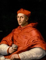 Raffael (Raffaello Sanzio da Urbino) - Porträt von Kardinal Bibbiena