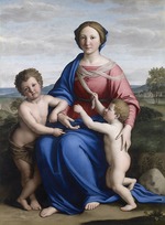 Sassoferrato (Salvi), Giovanni Battista - Madonna und Kind mit dem Johannesknaben 