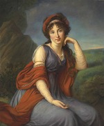 Vigée Le Brun, Louise Élisabeth - Porträt von Gräfin Maria Grigorjewna Rasumowskaja (1772-1865), geb. Wjasemskaja