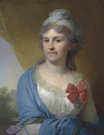 Borowikowski, Wladimir Lukitsch - Porträt von Darja Alexandrowna Valujewa, geb. Koschelewa (1757-1836) 