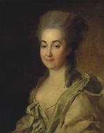 Lewizki, Dmitri Grigoriewitsch - Porträt von Agafokleja Alexandrowna Poltorazkaja, geb. Schischkowa (1737-1822) 