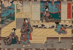 Kunisada (Toyokuni III.), Utagawa - Aus der Serie Sono sugata yukari no utsushi-e (Wahre Abbilder von der Gestalt des strahlenden Prinzen) 