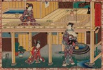 Kunisada (Toyokuni III.), Utagawa - Aus der Serie Sono sugata yukari no utsushi-e (Wahre Abbilder von der Gestalt des strahlenden Prinzen) 