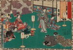 Kunisada (Toyokuni III.), Utagawa - Aus der Serie Sono sugata yukari no utsushi-e (Wahre Abbilder von der Gestalt des strahlenden Prinzen) 